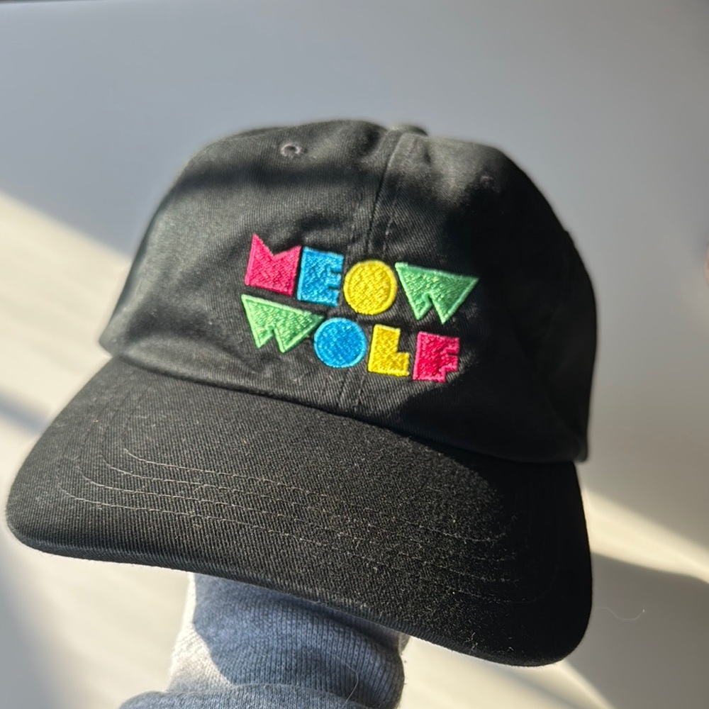 Black Meow Wolf Dad Hat